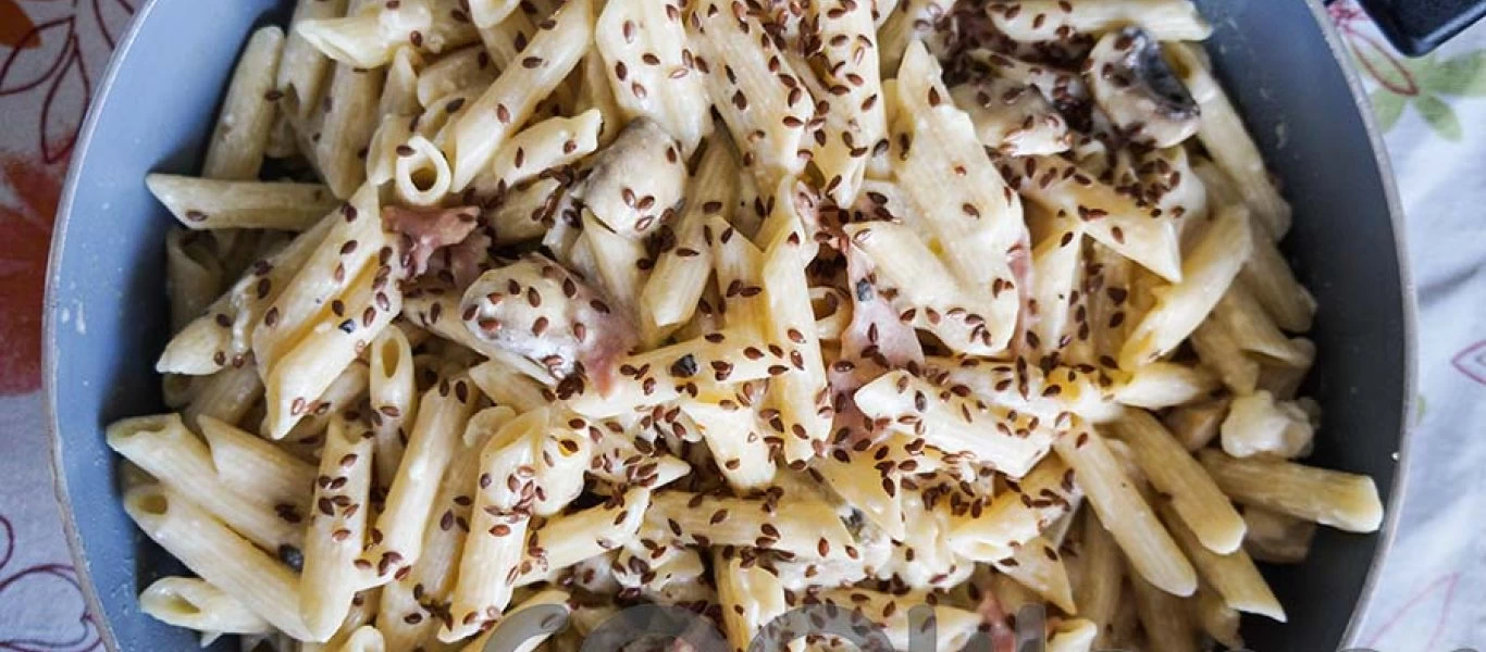 Η συνταγή της ημέρας: Ζυμαρικά με λιναρόσπορο